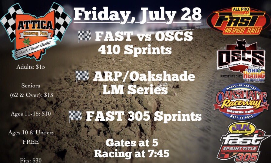 FREE PIT PASS 🏁 FREE PIT PASS

❤️ &amp; RT for a chance to win a pit pass to Friday's races! Winner will be announced Thursday evening!Good luck