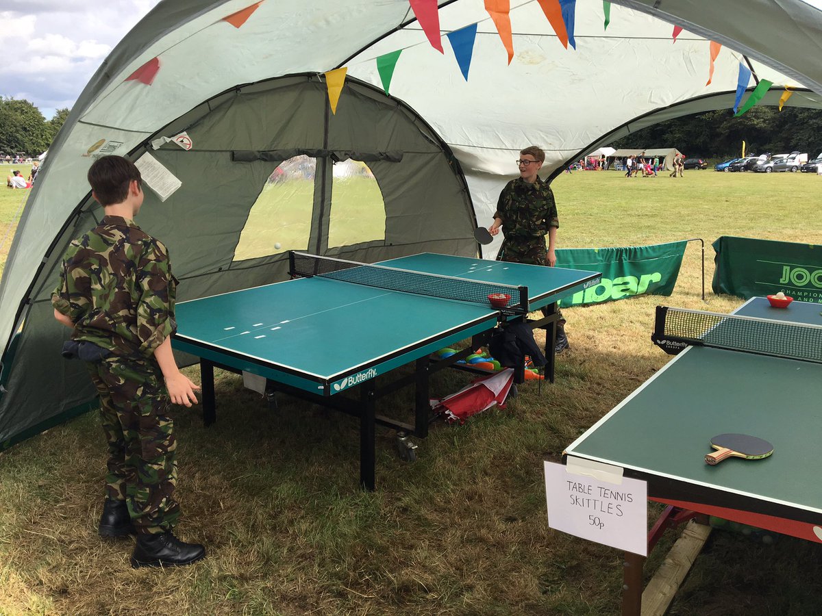NUNTableTennis's tweet photo. Army cadets have come to play a bit of #Tabletennis at #Bramcote Open Day 🏓 https://t.co/Qx54QMTDSP