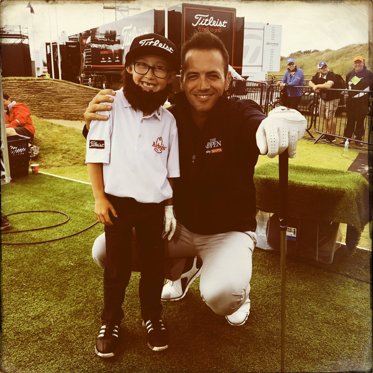 I'd say <a href="/BeefGolf/">Andrew 'Beef' Johnston</a> is doing a fairly good job of inspiring youngsters to get involved with our wonderful sport.. <a href="/TheOpen/">The Open</a> <a href="/SkySportsGolf/">Sky Sports Golf</a>