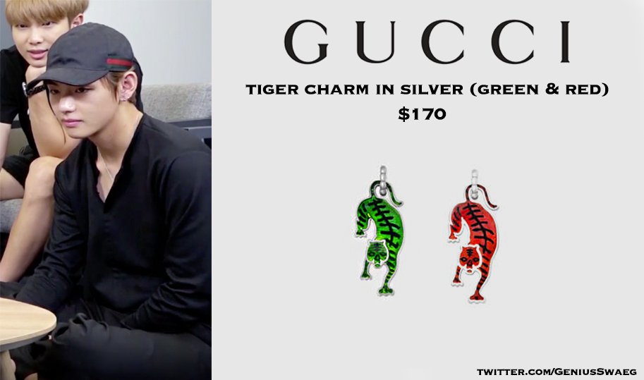 gucci tiger charm