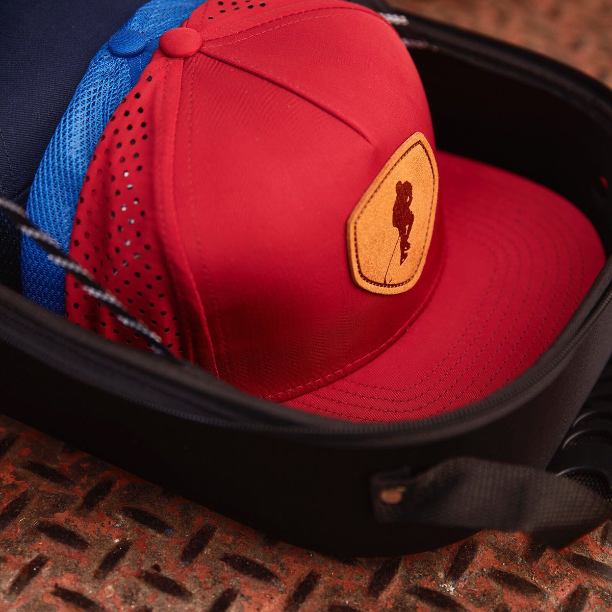 GongshowGear's tweet photo. Never leave your go-to lids at home when traveling ever again! Introducing the new protective carry case built to hold up to 6 hats! https://t.co/tkL1w9g1XN