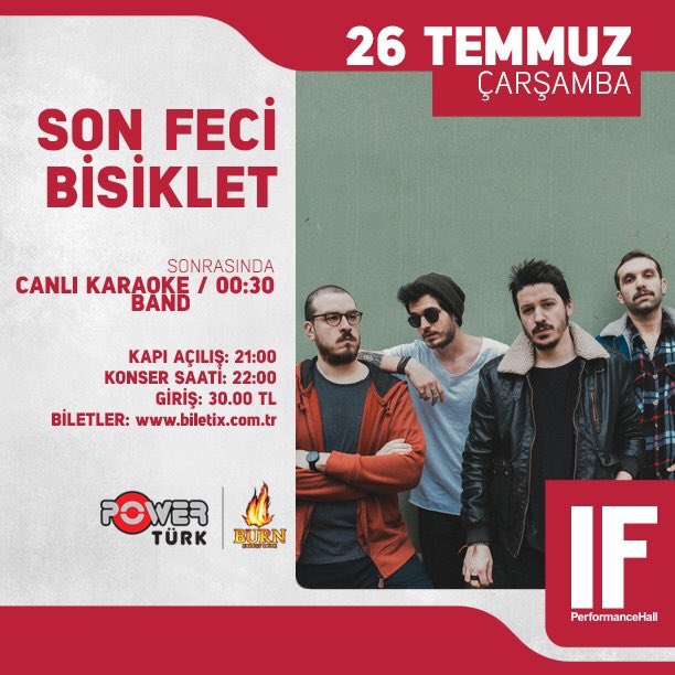 RT yapan 10 takipçimize çift kişilik biletimiz var! <a href="/IFPerformance/">IF PERFORMANCE HALL</a> <a href="/sonfecibisiklet/">Son Feci Bisiklet</a>