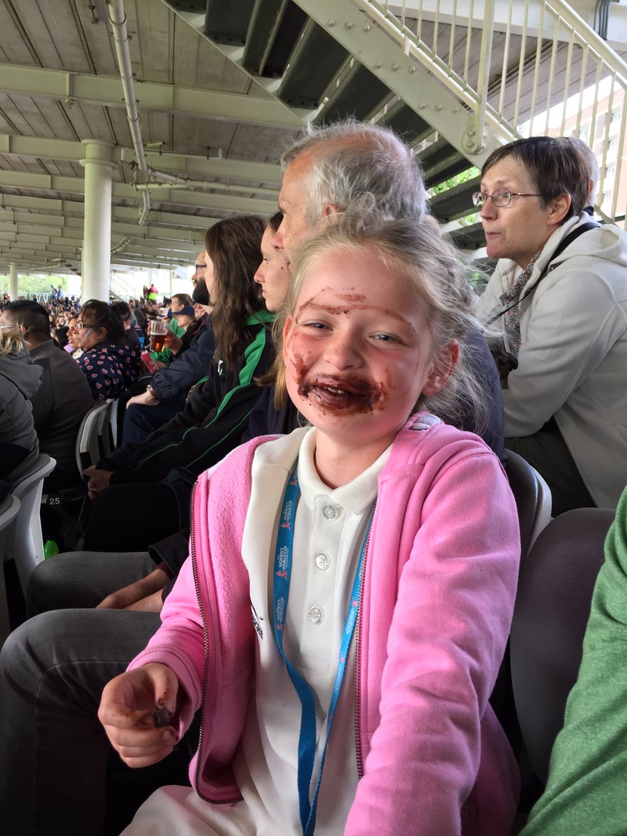 rahulgolcha's tweet photo. Spreading Chocolate Joy #wwc17 https://t.co/8f8b2xw3BM