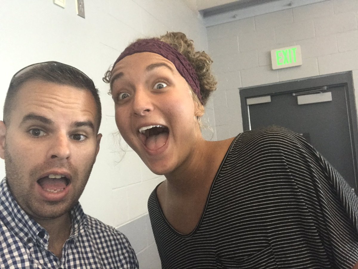 UTCoachGreg's tweet photo. Always fun running into one of my athletes the @emily_allen97 of @Vol_Swim in Denver. #ThePowerConference already making an #Impact https://t.co/I5yIc0BhVm