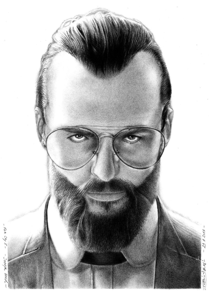 PatrisBombarova's tweet photo. Far Cry 5 - Joseph Seed

#drawing #josephseed #farcry5 #ubisoft #portrait #traditionalart #pencil #art #kresba https://t.co/QlBitvKqP0