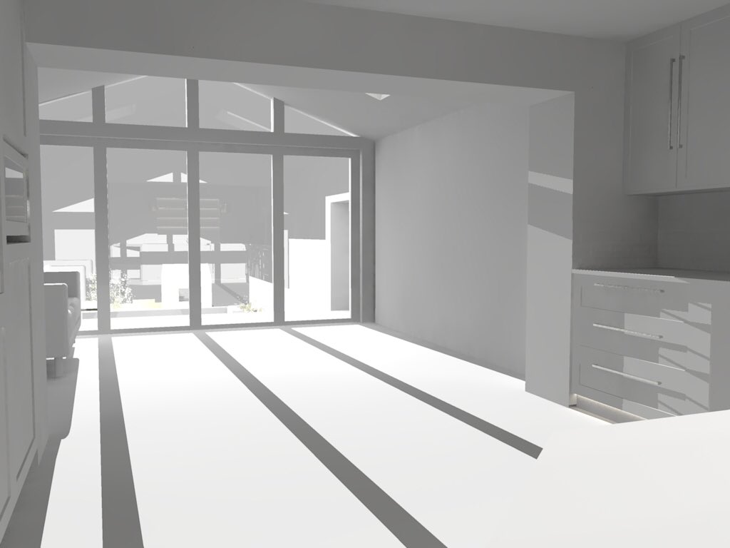 C3D_design's tweet photo. Getting a feel for the #light in a client's #extension https://t.co/D95Bxflz1C