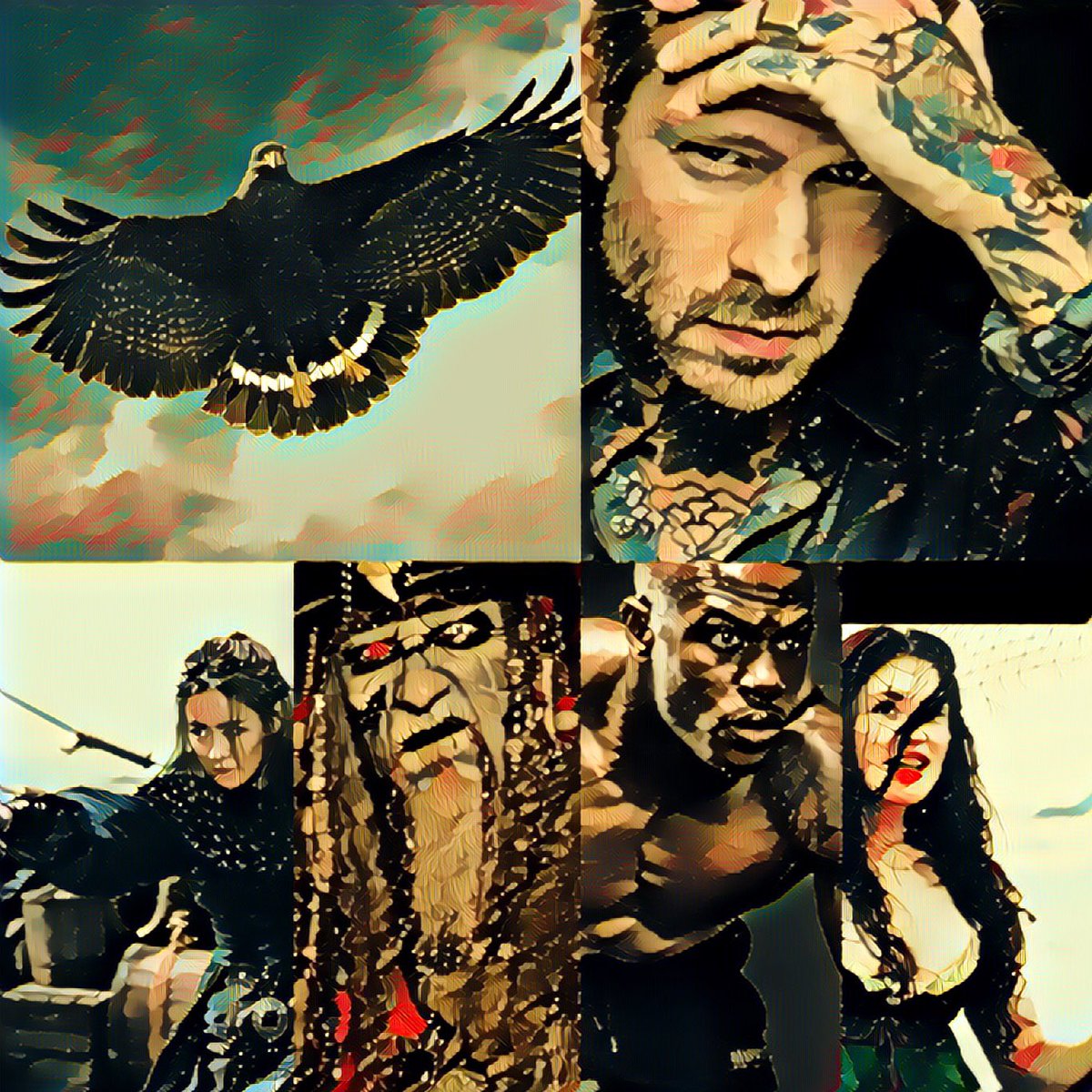 #TheBlackHawk 
<a href="/lylepenny/">Capt. Lyle Penny</a> <a href="/AsashinKazuko/">Kazuko</a> <a href="/ShadowsAndSalt/">Salt</a> <a href="/OxDunn/">Ox</a> <a href="/DarlinDesdemona/">Desdemona Irving</a>