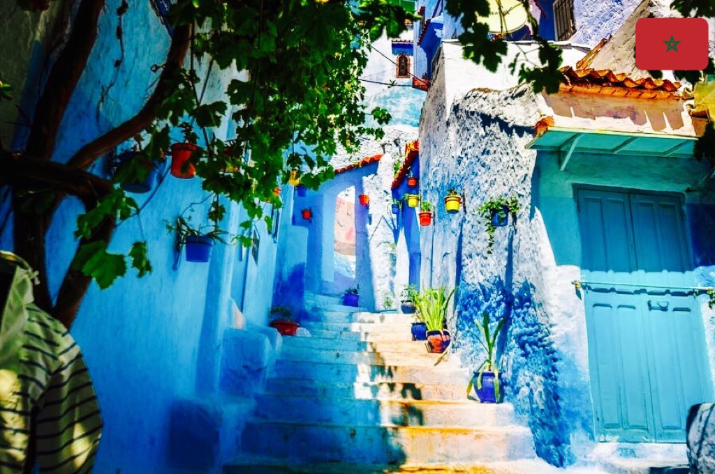 #Chefchaoun #Blue #Pearl #Colours #Art #Heritage #Maroc #Morocco #Marokko #Blue #Cat #جمال #المغرب #شفشاون