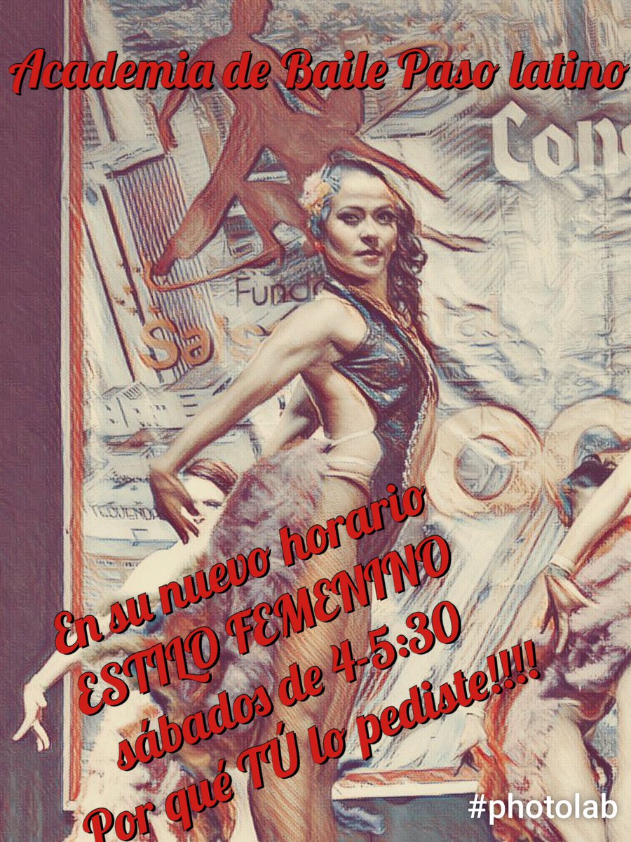 CaterinEstradaN's tweet photo. Llego la hora de explorará tus mejores movimientos femeninos!!!!!
Nuestra cita es en PASO LATINO!! Av Caracas # 46-91. https://t.co/bAMGYmRVnv