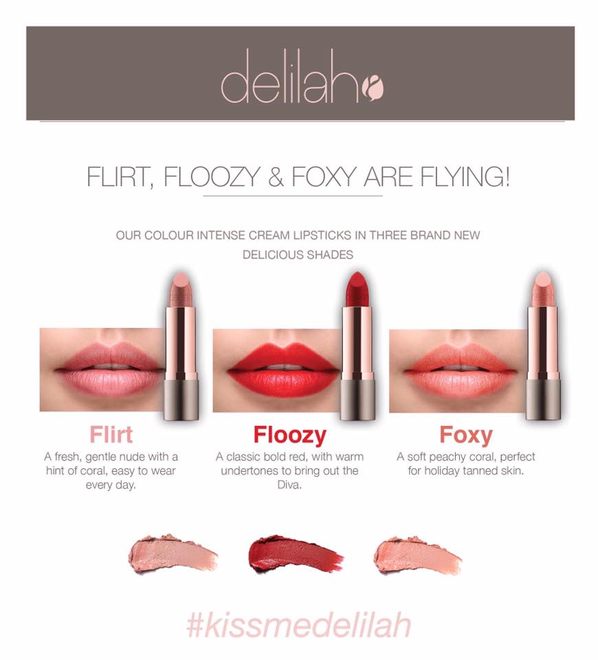 「Delilah Colour Intense Cream Lipstick (Flirt)」の画像検索結果