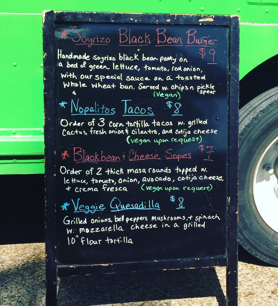 Today's menu...stop by!