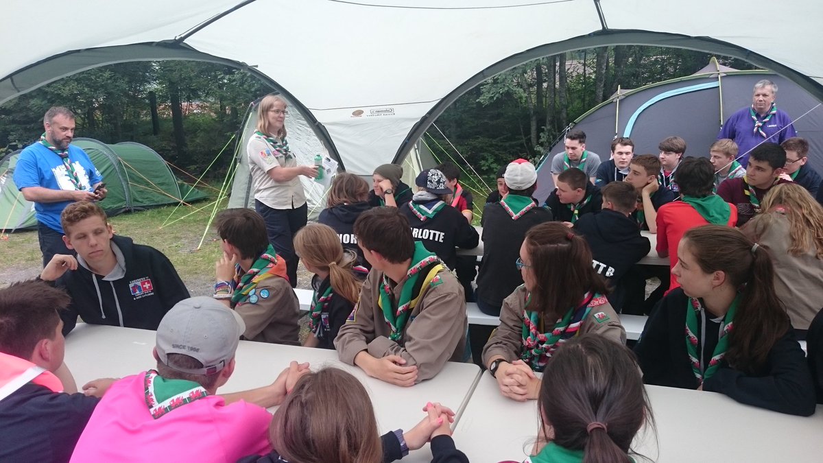 NorthScouts's tweet photo. And we're here and ready to go. #CardiffKISC17 https://t.co/10LjndJcy1