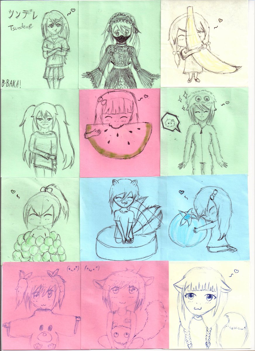 ComicPortalDE's tweet photo. Eine Bildersammlung die über 2016 hinweg enstanden ist mit vielen niedlichen Zeichnungen <3 Danke Josi! #chikari #fanart #traditional https://t.co/AzKh3lHJUU