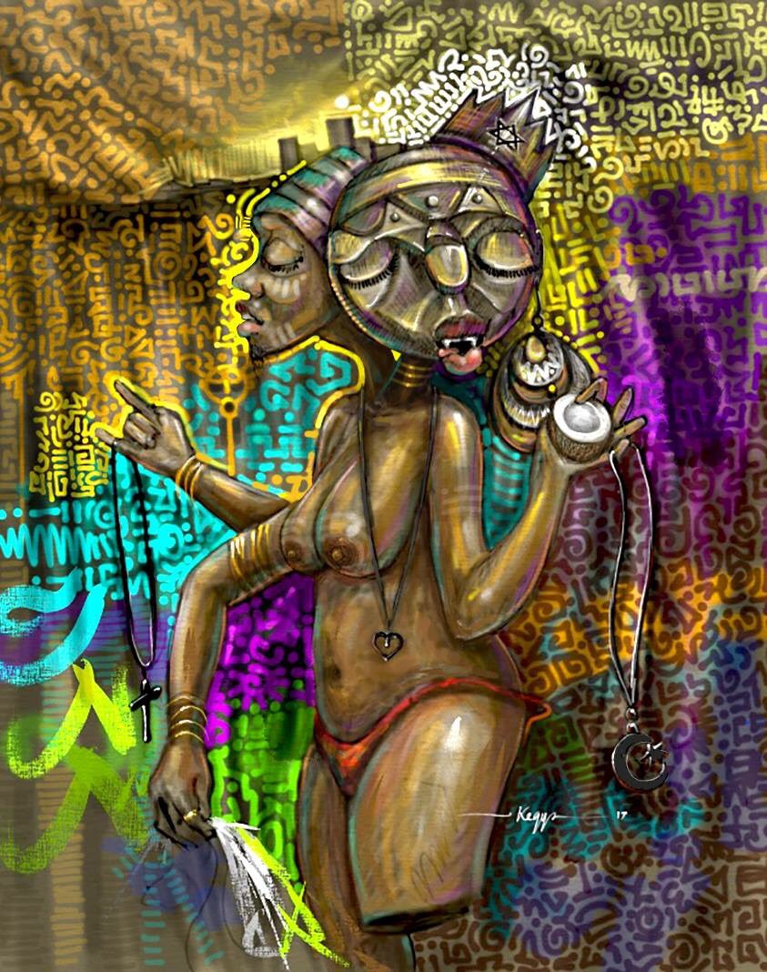felinlight's tweet photo. Gorden Kegya #digital #painter from #Ghana 
Holy ward #digital #painter 2017
https://t.co/oiSMVrlKhJ
#lesartisteshumanistes #felinlight https://t.co/Zn6V30upBu