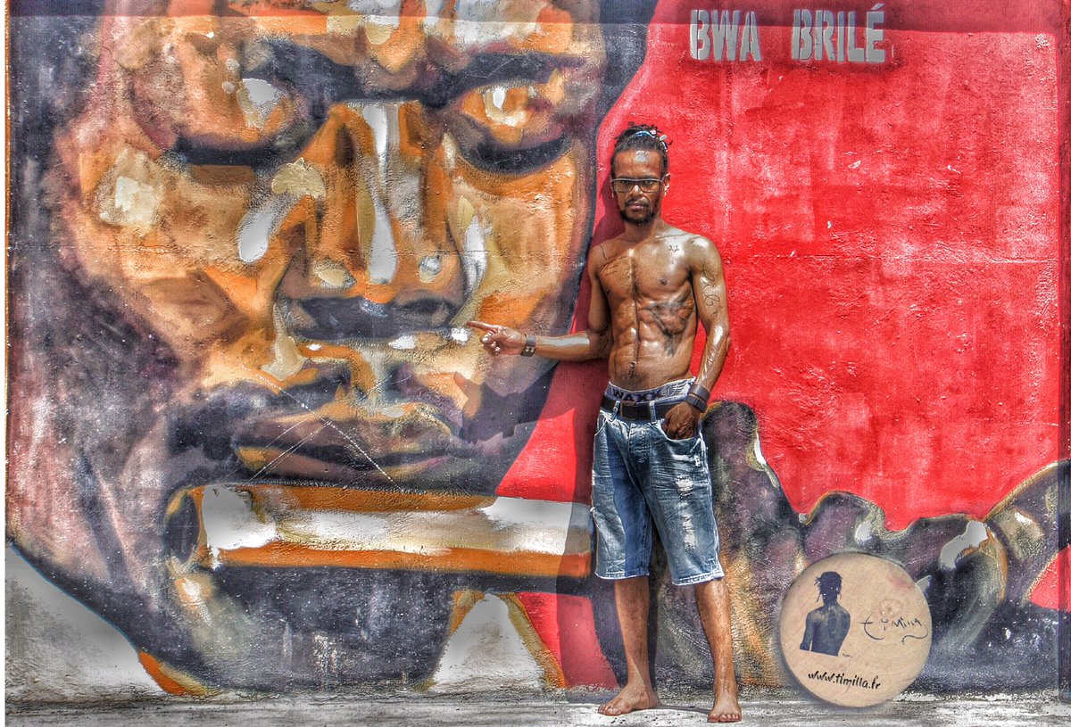 timilla's tweet photo. #Lokal I ❤️#Madinina #RootsMwen #Mona #Bèlè ✊🏽 StreetArt by #ClaudeCauquil #MikaelCaruge #Puissant #MadaPaint Respect 💪🏽💪🏽💪🏽 #Waxx #TiMilla https://t.co/SDiOUpjYp2