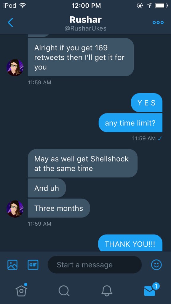 tylerhlm's tweet photo. if I get 169 retweets @RusharUkes will buy dream daddy for me. please help this valiant cause https://t.co/ODqEKbeKTt