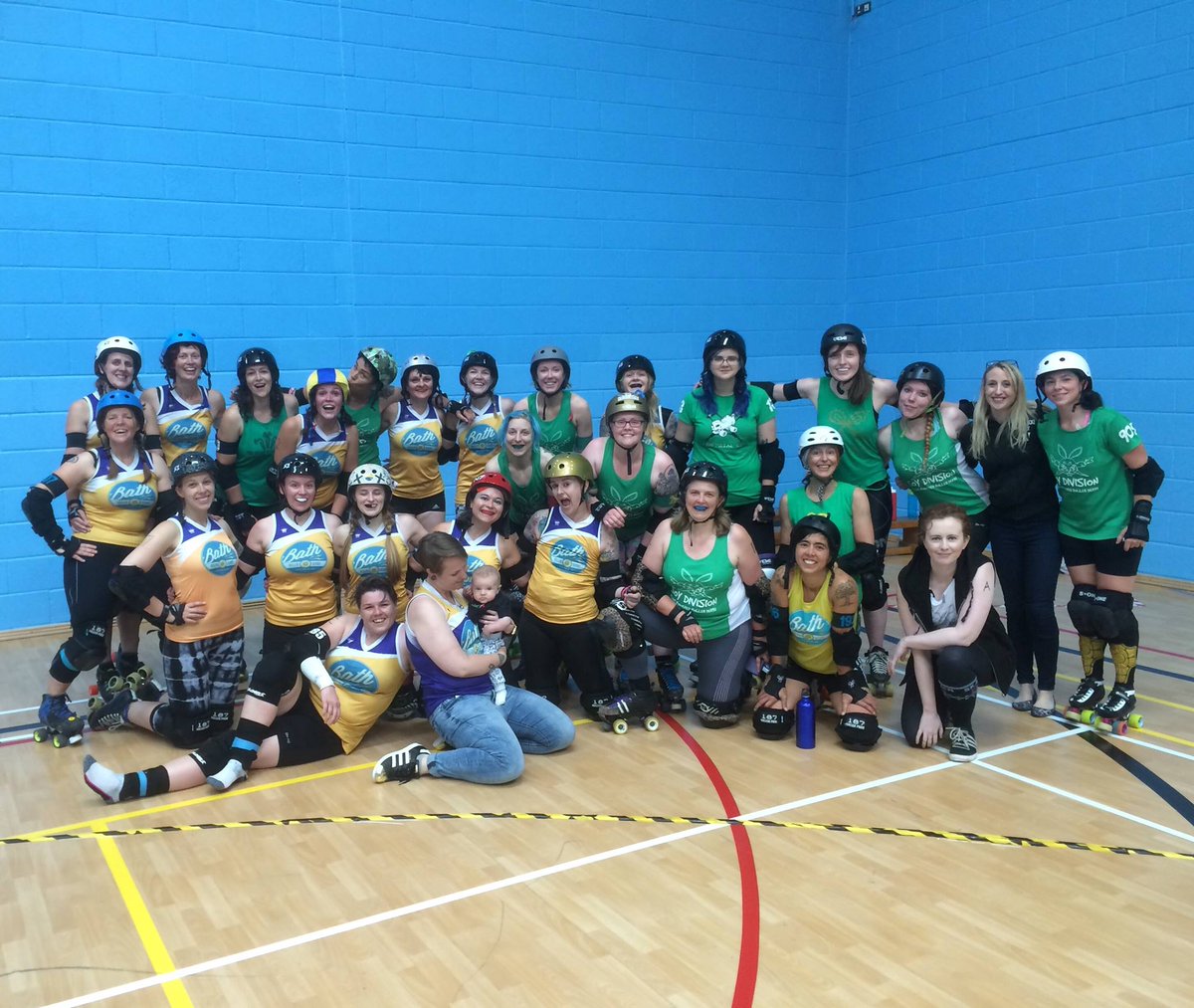 Thanks for having us again today <a href="/bathrollerderby/">Bath Roller Derby</a> ! We had so much fun :)