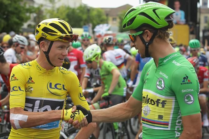 jtilia's tweet photo. #TDF2017 #BORAhansgrohe #UCI #petosagan ALWAYS GREEN! #nosagannotour #freesagan https://t.co/1rI9cOyPch