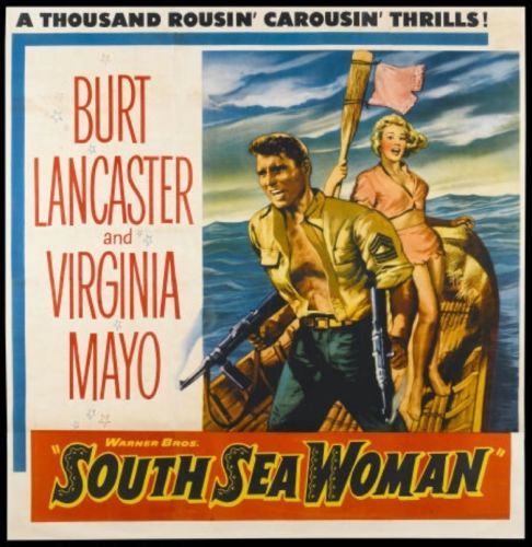 CHANNINGPOSTERS's tweet photo. She's MY kind of woman! South Sea Woman (1953) with Virginia Mayo. HUGE #sixsheet #movieposter on #EBAY: https://t.co/zuPFCe9sia https://t.co/VNFesA0MU0
