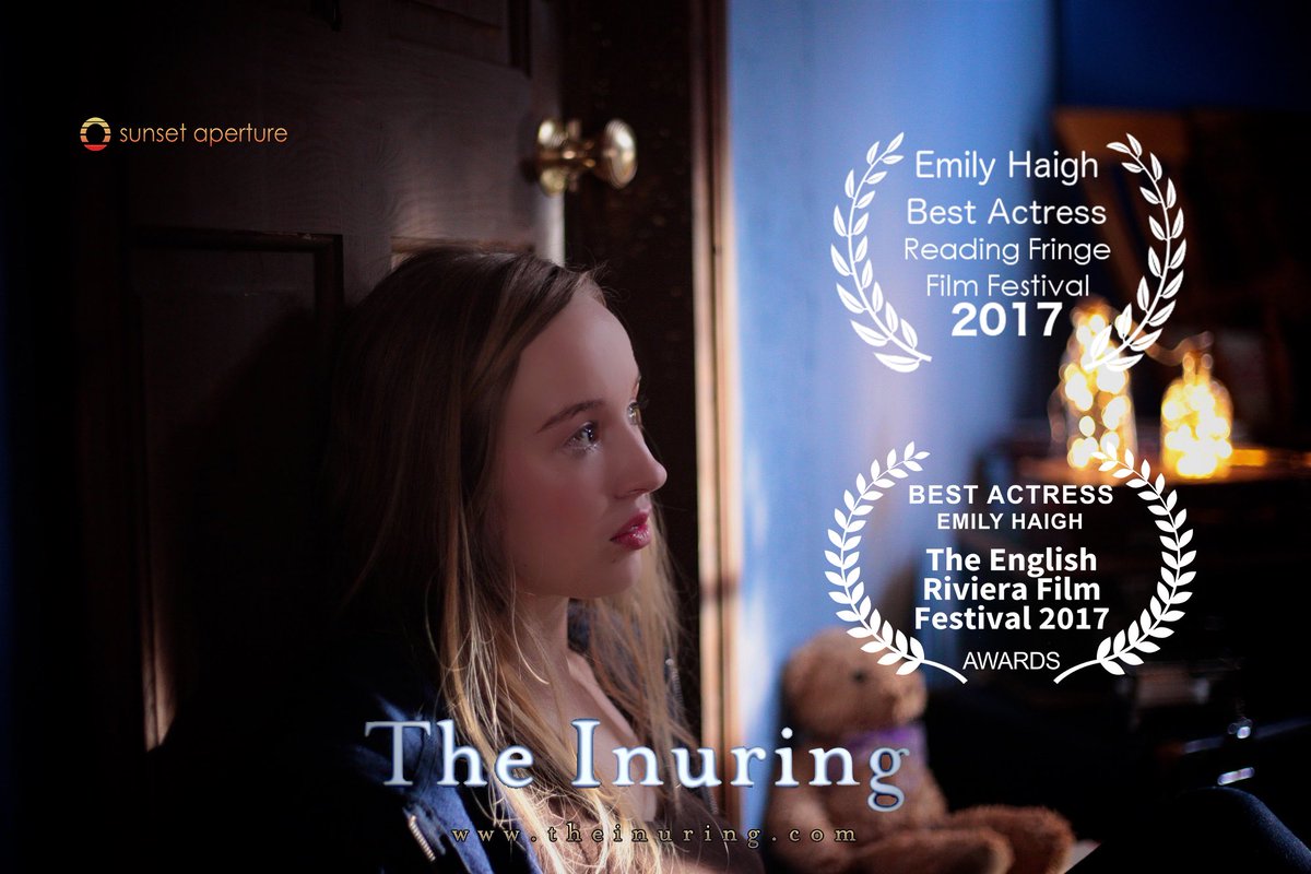 TheInuring's tweet photo. Double congrats to @Emily_Haigh for 2 consecutive #BestActress wins for her incredible performance as #Aleisha in @TheInuring #womeninfilm https://t.co/IqaQtBYV5b