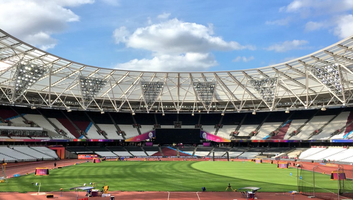 sportsjblog's tweet photo. READ | @robbielees takes a look at the @LondonStadium which has played host to @London2017  | https://t.co/aSsFukN0aK | #BeTheNext #SJUK https://t.co/sWMKvDm3wG