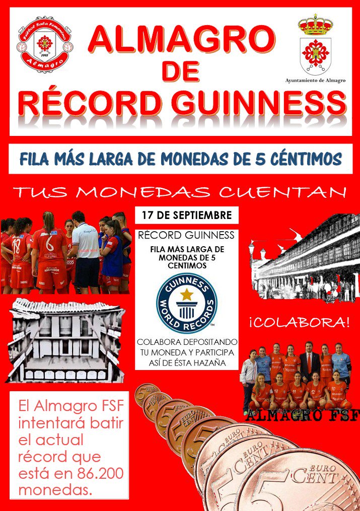 AlmagroFSFclub's tweet photo. GUINNESS | Continua el despliegue de huchas. Seguimos repartiendo huchas a doquier las gente se está volcando.

https://t.co/dRJxT7EhSE https://t.co/AVcqAh9Avd
