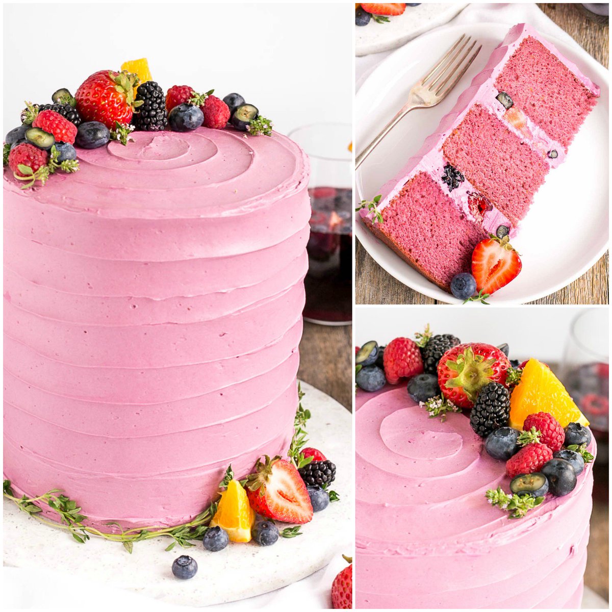 Celebrate summer with this citrus infused Sangria Cake! bit.ly/sangria-cake #sangria #cake