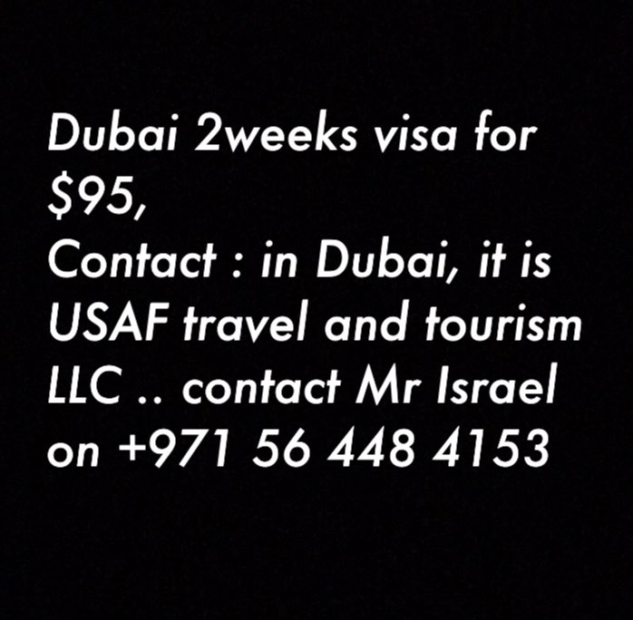 bld_wholesale's tweet photo. 2weeks Visa to Dubai for $95 only #businessrt4rt #africa #dubaivisa #visa #dubai #travel #tourism #uae #nigeria #ghana #cameroon #lome #togo https://t.co/nqliiytwdu
