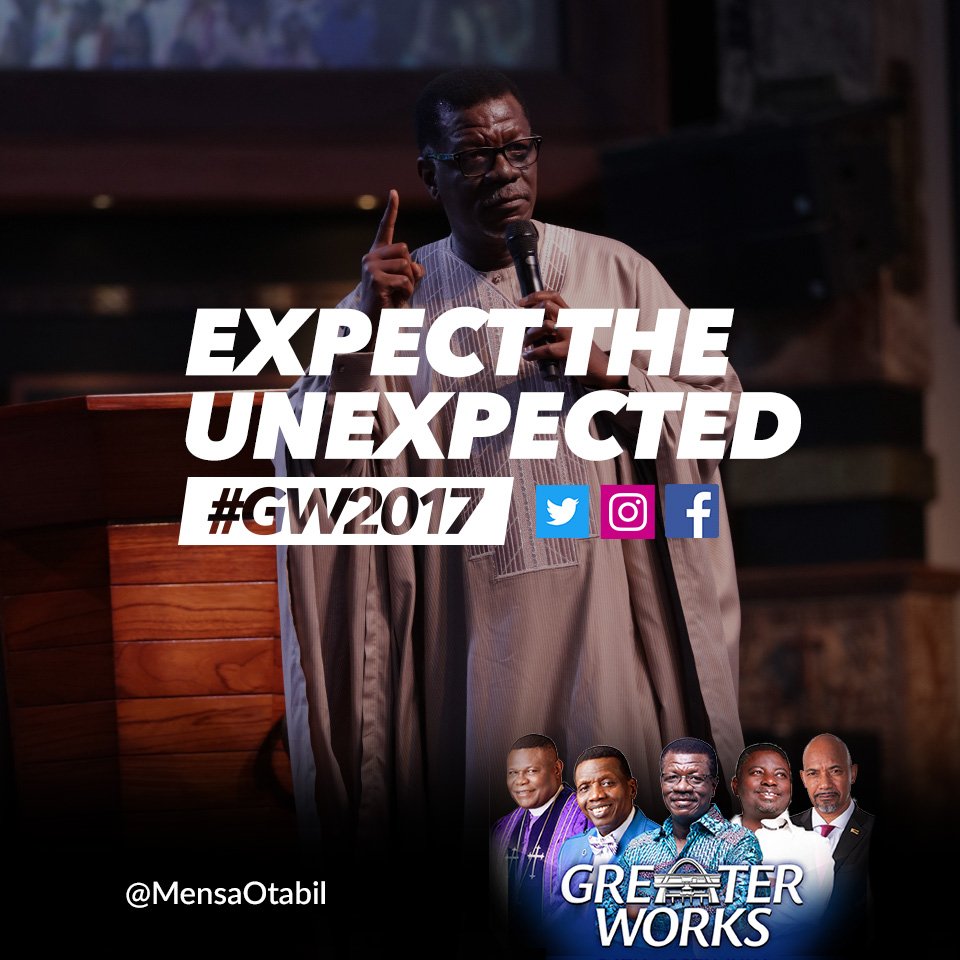 Independence Square is the place to be tomorrow! Don't miss a supernatural encounter with God. Expect The Unexpected! #GW2017