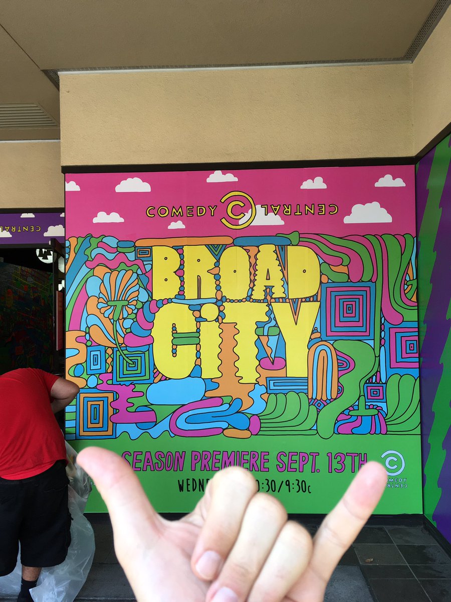 coltybearz's tweet photo. CAN'T WAIT🙌 #BroadCity #ComedyCentralCon https://t.co/rZOdTXY53h