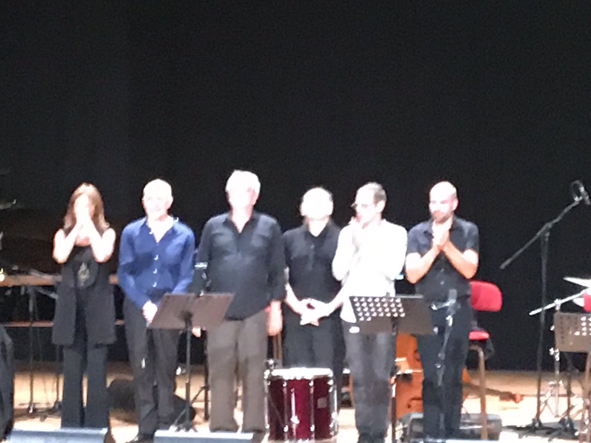 magririzzi's tweet photo. #Girotto #Marcotulli #DiCastri #Barbieri #PeppeServillo e un grande @BossoFabrizio a Verbania per "Pensieri e parole". Grandissimi!!! https://t.co/n0fbCmOJKM