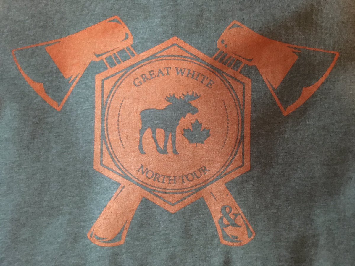 GoAndShineNA's tweet photo. we leave for tour in just T W O   W E E K S! 
Here's a #SneakPeek at the new #GreatWhiteNorth tour shirts &amp; we are super excited about them https://t.co/6DbDAs852c