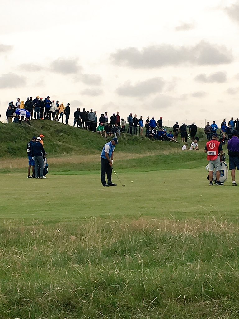 BDesmond91's tweet photo. All the walking was worth it. #TheOpen #Kooooch #Beeeeeef https://t.co/E3ZZvG6GlP
