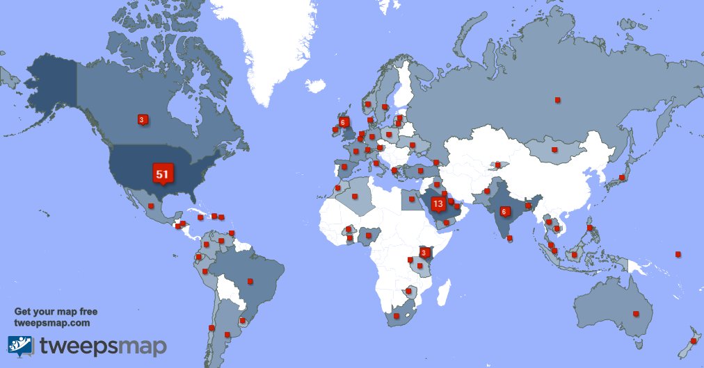 I have 22 new followers from USA, UK., and more last week. See tweepsmap.com/!KeithWaheed