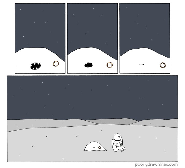 astronaut bill has a friend 