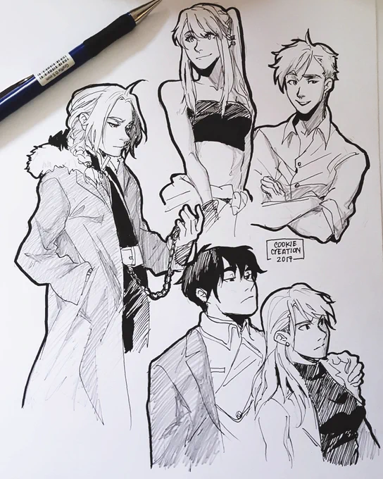 Lost my tablet pen again and im suffering #fma #FullMetalAlchemist 