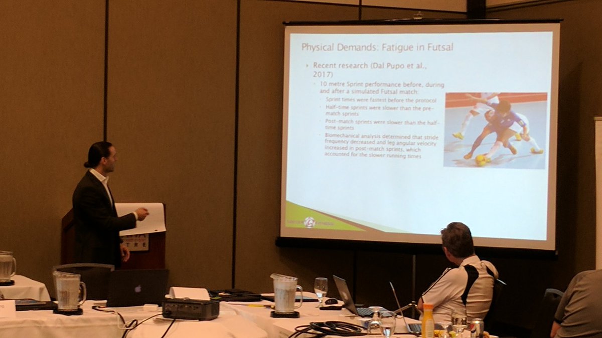 FutsalCanada's tweet photo. Fantastic #futsal fitness presentation by expert Richard Bucciarelli from @soccerfitgols 

#futsalisnow #futsalforward https://t.co/9wTbGNpJn2