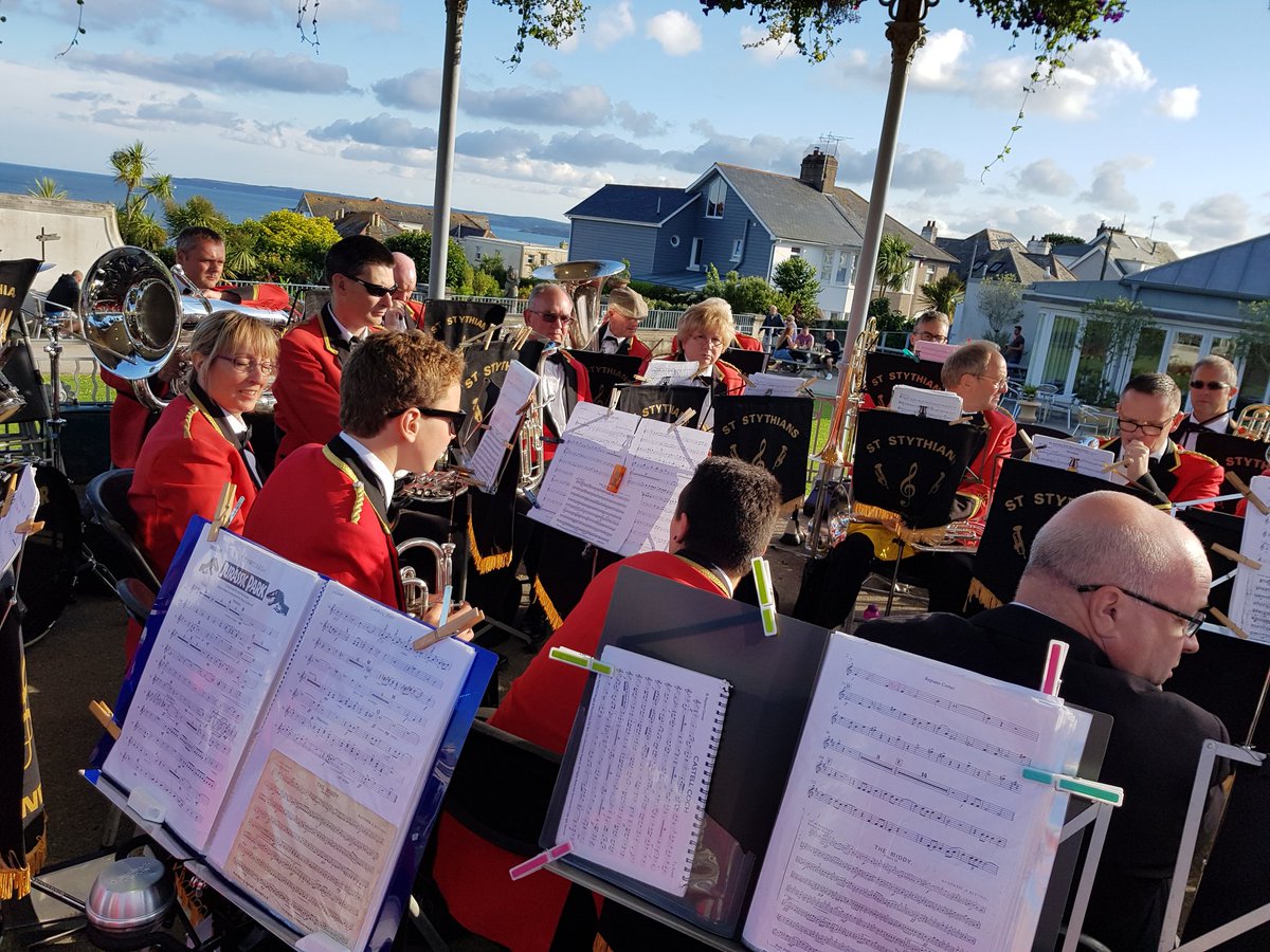 Ready to go! #brassband #cornwall