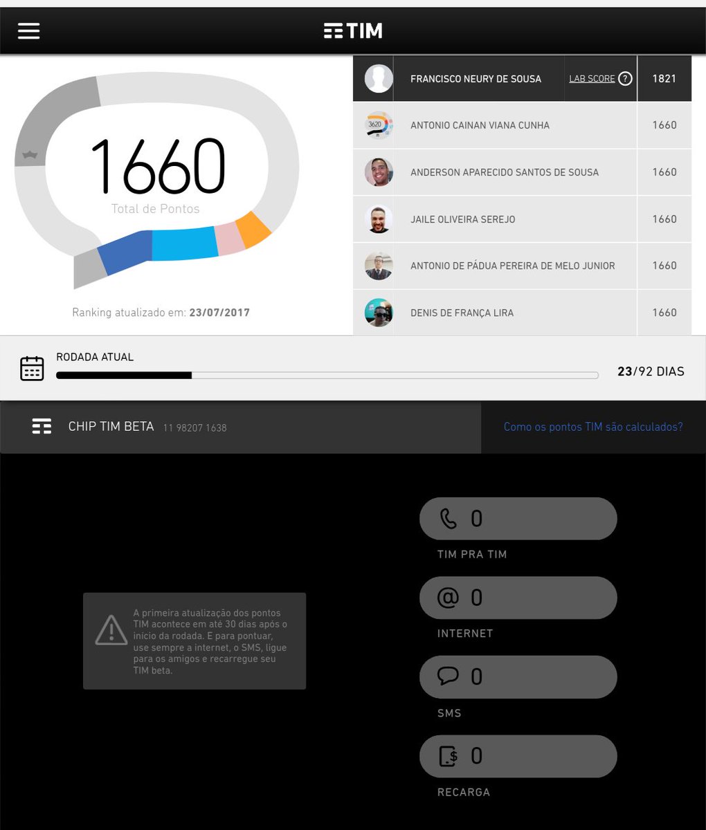 O de mais alguém tá assim sem atualizar o chip #BetaQuerLab #BetaAjudaBeta #betaseguebeta #SDV #SDVSempre #TimBeta #FamiliaBeta