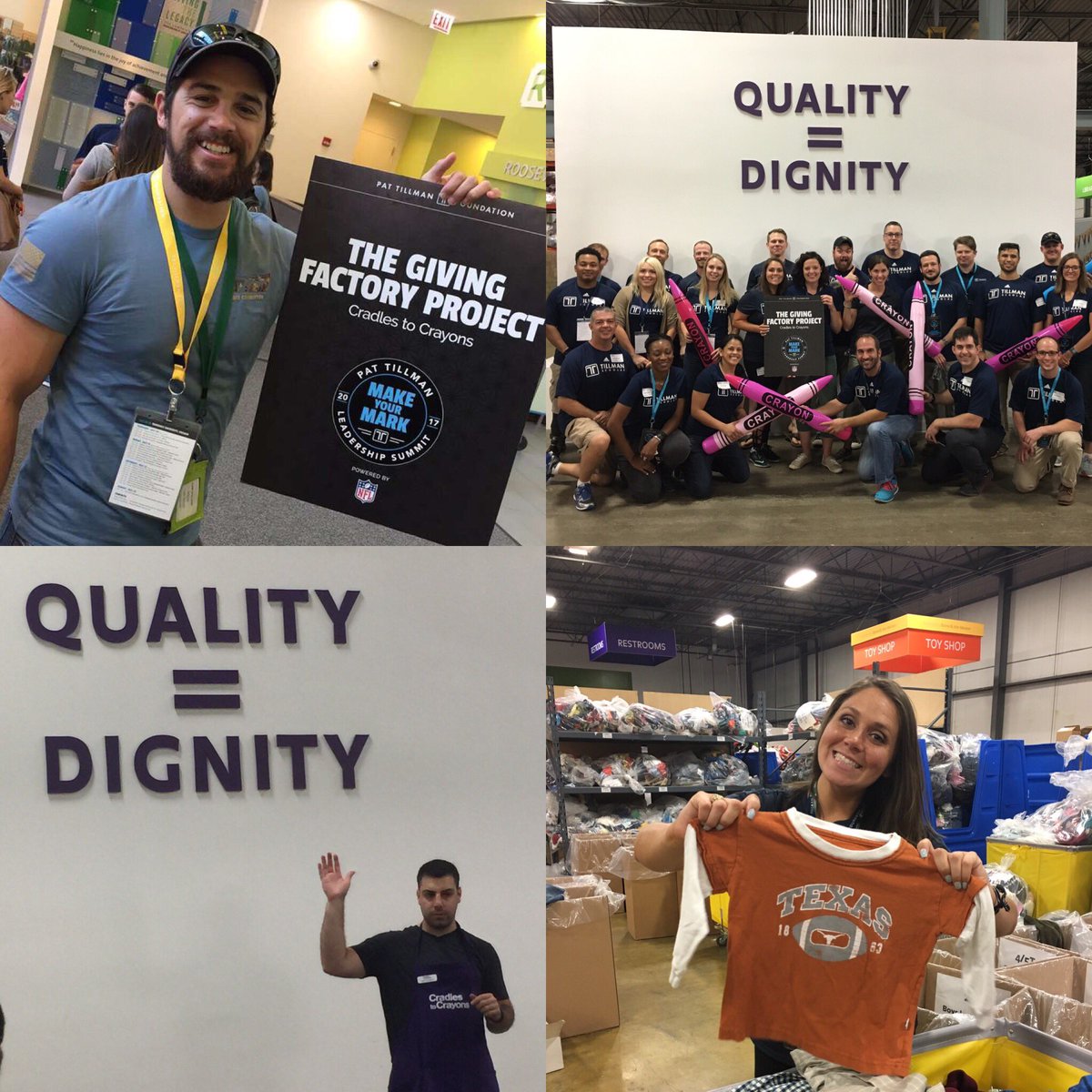 KHernandez_EDU's tweet photo. 1 of the service opportunities at the #ptls2017, @pattillmanfnd partnered w/ @C2CChicago to help needy Chicago youth. https://t.co/avfDeTuyZJ