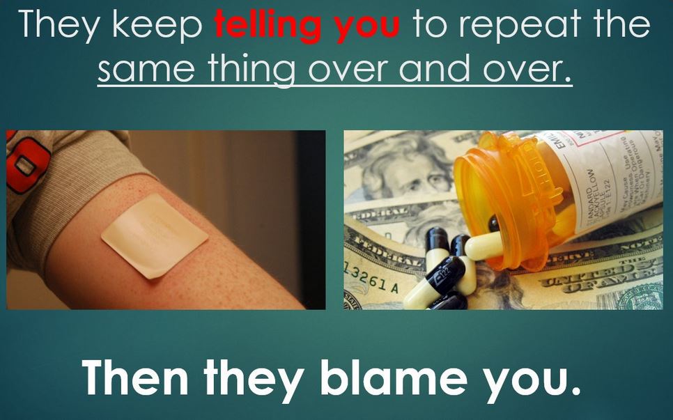 "Quit Smoking". 

What you see "organizations" and government doing is promoting a highly profitable and repeatable business.