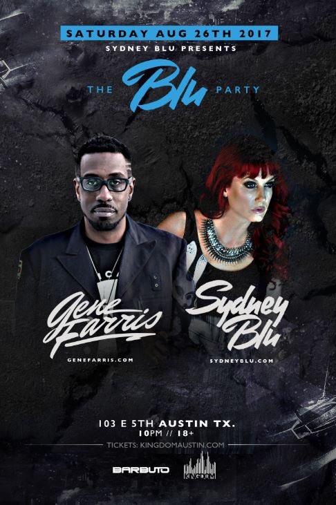 BluMusicRecords's tweet photo. We can't wait for the #BluParty Austin! Check out the FB event page for tickets! @SYDNEYBLU @farriswheel https://t.co/Jvw5RQGGaC