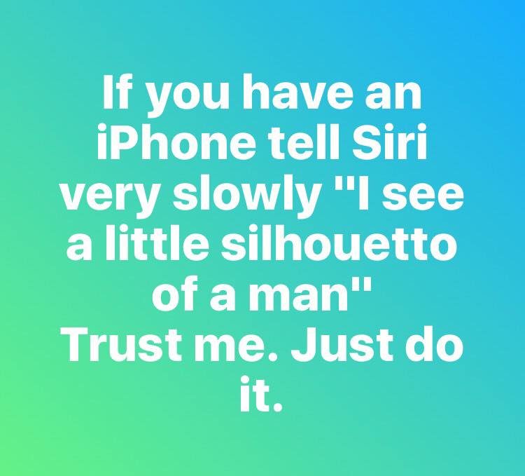 ladrama's tweet photo. #FunWithSiri https://t.co/Ns3on7yMfQ