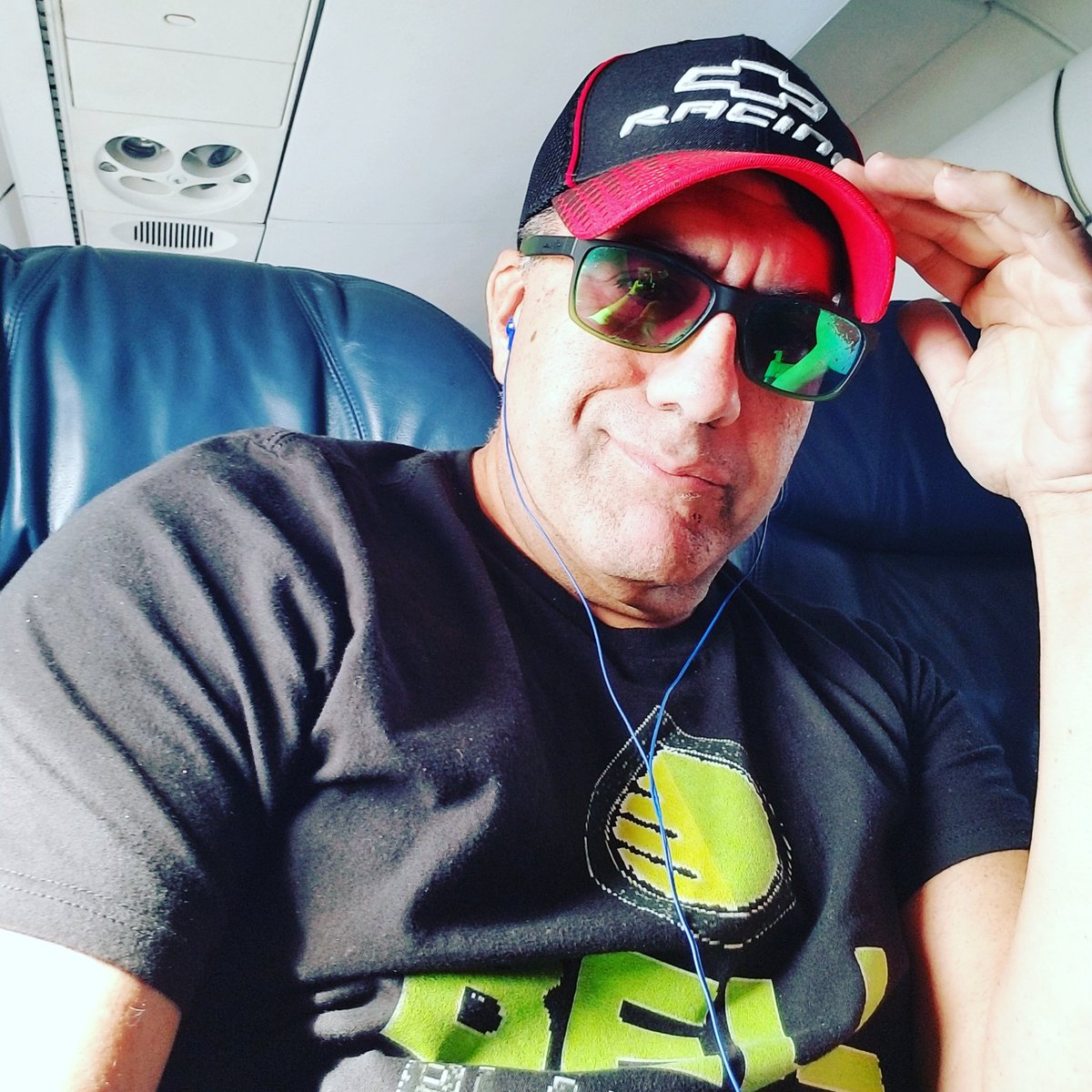 msenicaracing's tweet photo. First class!! #BellPlantation #PB2 #NASCAR #arcaracing #TeamChevy #enroute #fitness #fitdriver #AA #firstclass #ridinghome https://t.co/8Wy4OrR3Sj