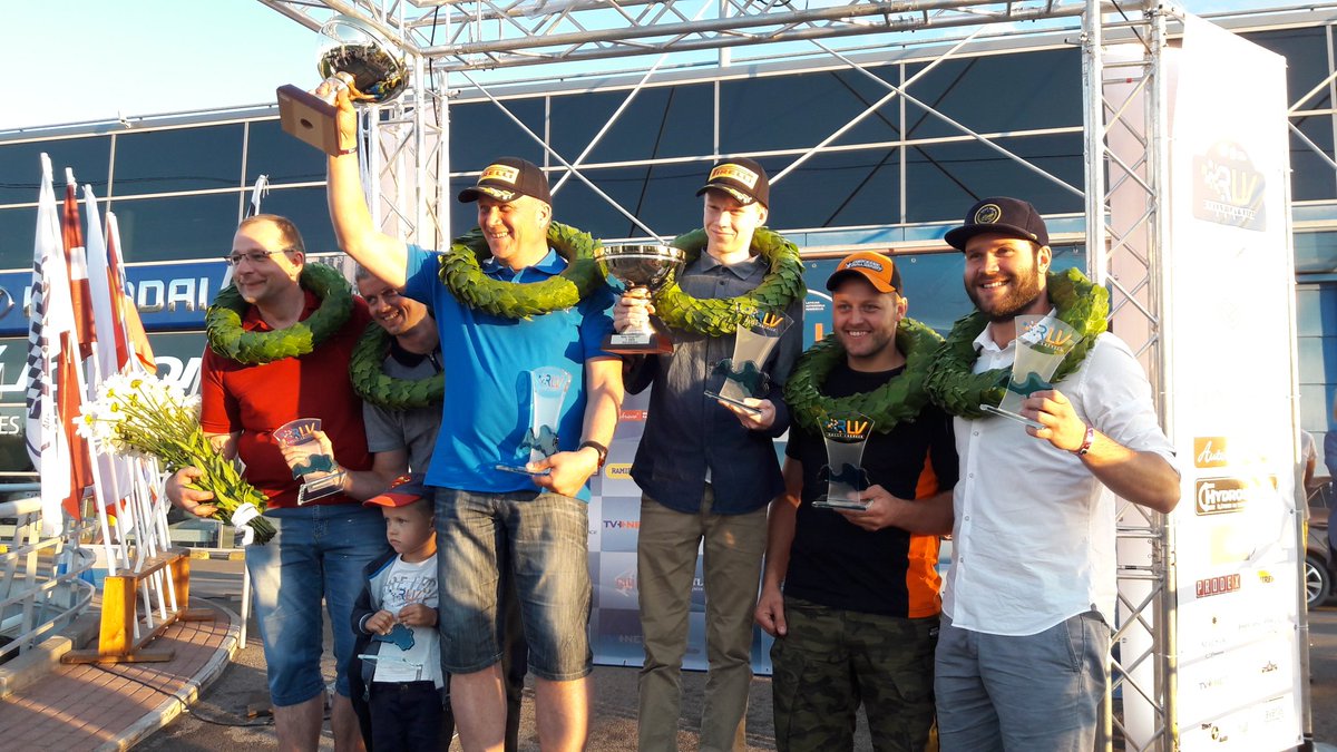 Rovanperes, Vorobjova un Berķa ekipāžas uz goda pjedestāla: