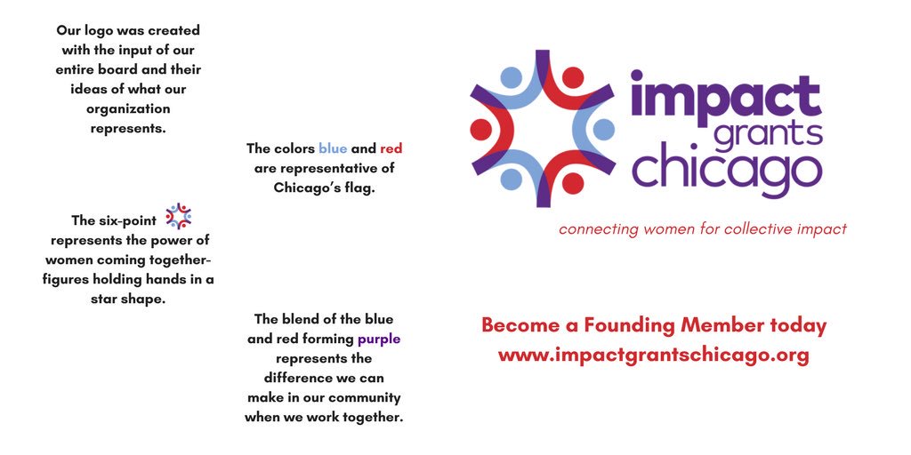 Impact Grants Chicago-Our logo represents who we are and the work we do. #ImpactGrantsChicago #SameWomenNewName
