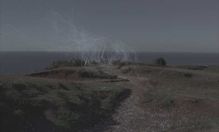 oldweirdalbion's tweet photo. Last night at Beachy Head, light &amp; wind were uncanny; inseparable. Like in this series by photographer @wendypye https://t.co/OQHKb9QpNV https://t.co/NIrxIBD4Ns