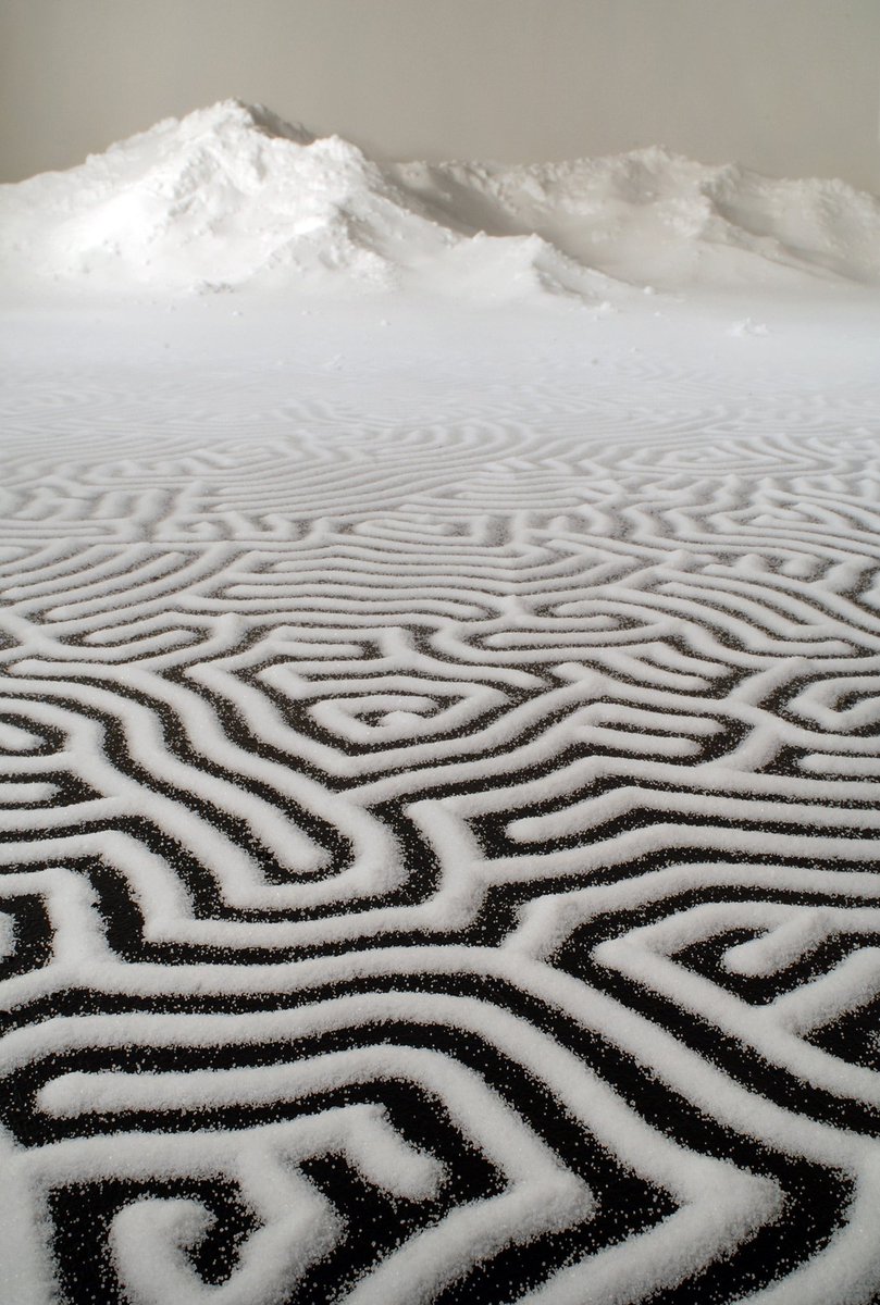 Salt installation by Motoi Yamamoto... #art #contemporaryart