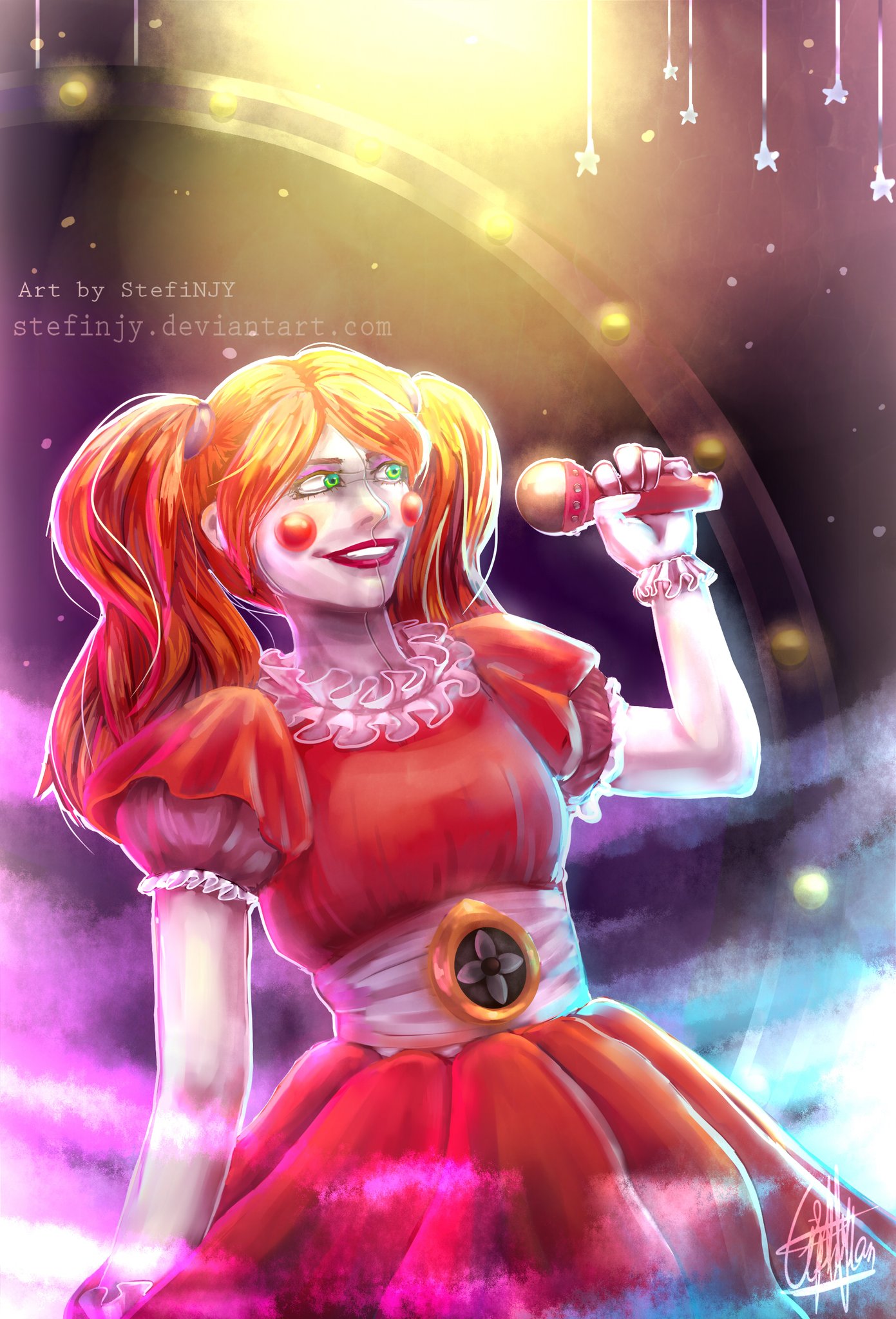 Circus Baby on Twitter: ""Did you know that I was on stage once?" 🎤Baby