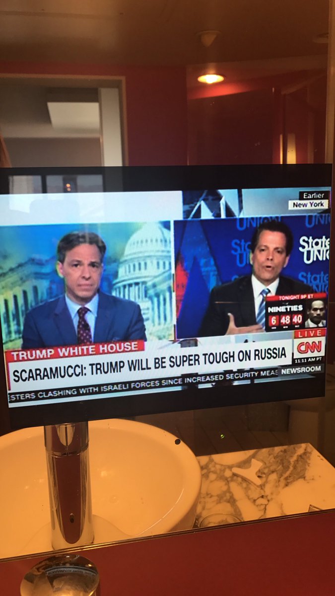 ElyseChengery's tweet photo. Catching up on news while on vacation #mirrortvs https://t.co/ojSId408F1